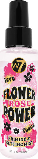 W7 Cosmetics Flower Power Priming & Setting Spray Setting Spray Rose 100ml
