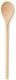 Homestyle Shallow Wooden Kitchen Spoon 38cm