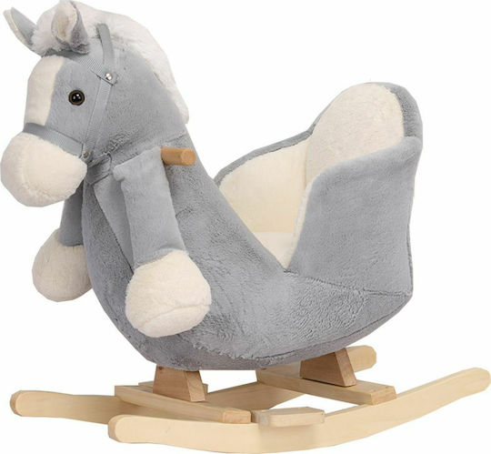 Kikka Boo Rocking Toy Κουνιστό Παιχνίδι Αλογάκι για 12+ μηνών με Ήχους για Βάρος έως 30kg Γκρι