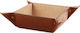 Tuscany Leather Leather Cigarette Ashtray Honey