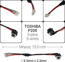 Power Plug with Cable for Toshiba