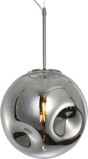 Leitmotiv Hängelampe Silber 30cm Leitmotiv Hängelampe Silber 30cm