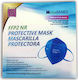Media Sanex FFP2 NR Protective Mask Blue 50τμχ