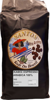 Santos Extra Καφές Espresso Arabica Brazil 100% 1000gr
