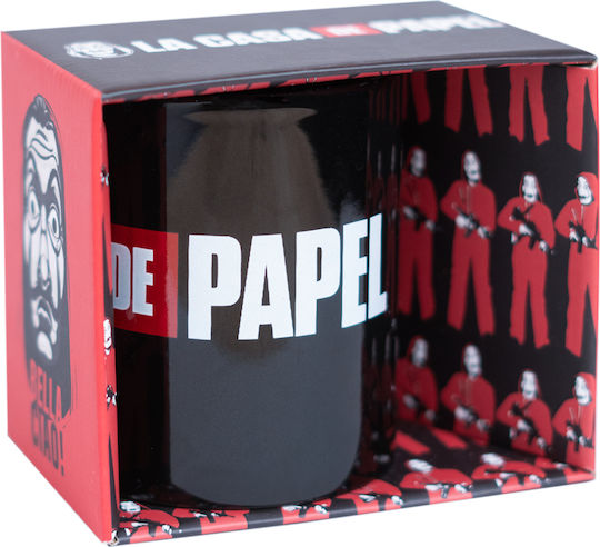 La Casa De Papel Κούπα Κεραμική Μαύρη