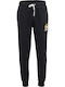 Nautica Men's Sweatpants with Rubber Black