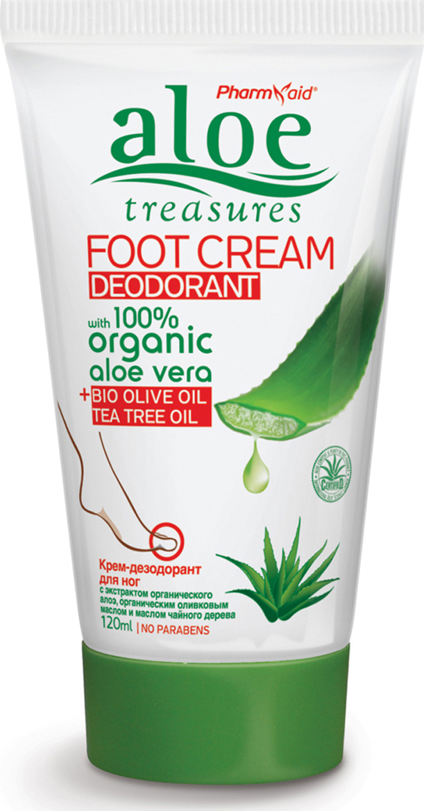 Pharmaid Aloe Treasures Foot Deodorant Cream 120ml Skroutz.gr