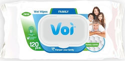 Voi by Smile Family Baby Wipes without Alcohol & Parabens 120pcs