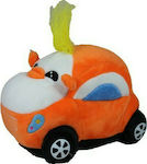 Car Plush Bear Car Orange