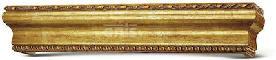 Enis by Domus Μετόπη Κουρτινόξυλου 37100 100εκ. Ξύλινη Χρυσό