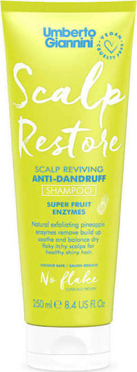 Umberto Giannini Scalp Restore Σαμπουάν κατά της Πιτυρίδας για Όλους τους Τύπους Μαλλιών 250ml