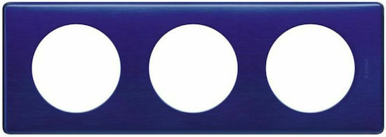 Legrand Celiane Switch Frame 3 Positions in Blue Color 068783