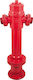 Mobiak Handgriff Absperrventil Bürgersteighöhe 1m Eingang 4" Ausgang 2x2 1/2" Maximaldruck 16bar
