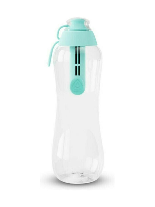 Dafi Παγούρι Πλαστικό με Στόμιο και Φίλτρο 500ml Τιρκουάζ