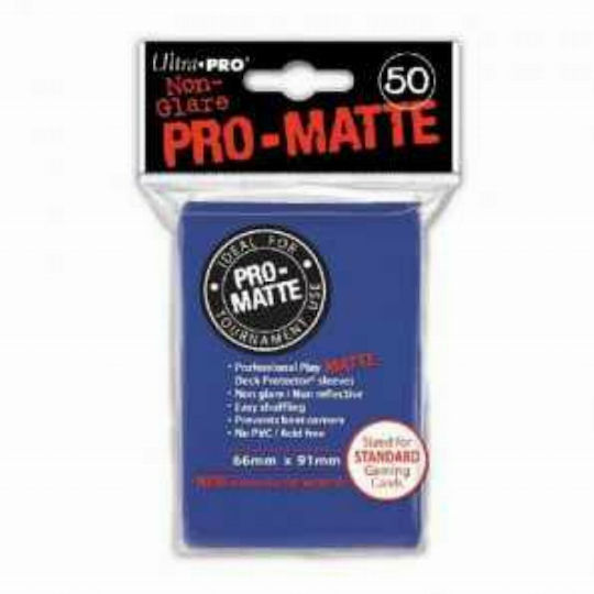 Ultra Pro Pro-Matte Ръкави За Карти Стандартен Размер 50 Бр Сини