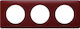 Legrand Celiane Switch Frame 3 Positions in Burgundy Color 066753