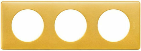 Legrand Celiane Switch Frame 3 Positions in Yellow Color 068793