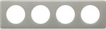Legrand Celiane Switch Frame 4-Slots Gray 066604