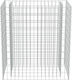 vidaXL Raised Planter Garden Fencing Material 1pcs Silver