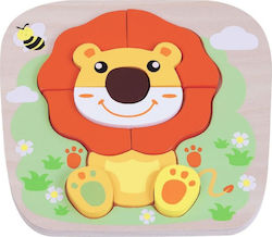 Wooden Kids Peg Puzzle Lion 10pcs Jumini