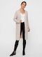 Long Women's Cardigan Pink