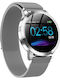 CF18 Plus Smartwatch mit Pulsmesser (Silber)