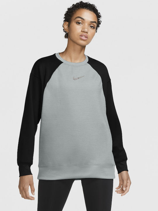 Nike Therma Women's Long Sleeve Pullover Gray