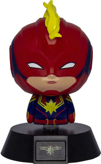 Paladone LED Kinder Dekorative Lampe Captain Marvel Mehrfarbig 10εκ.