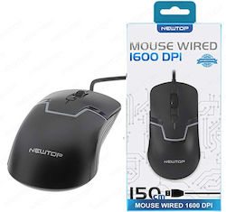 Newtop MW01 Magazin online Mouse Negru