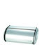 Homestyle Ψωμιέρα με Καπάκι Inox σε Ασημί Χρώμα 42x27cm