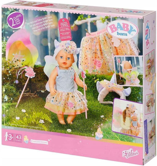 ZAPF Creation Baby geboren Kleidung Set für Babys Einhorn