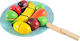 Magni Wooden Fruit in Wooden Platter for 3 Plus Years 18 Pieces