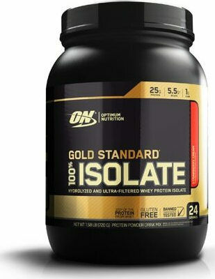 Optimum Nutrition Gold Standard 100% Isolate Protein Gluten Free Strawberry Cream 744gr