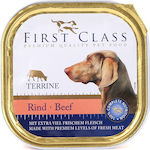 First Class Wet Dog Food Tray with Beef 1 x 300gr