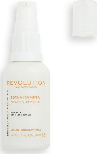 Revolution Beauty 20% Vitamin C Moisturizing Serum Face with Vitamin C for Detoxification & Radiance 30ml