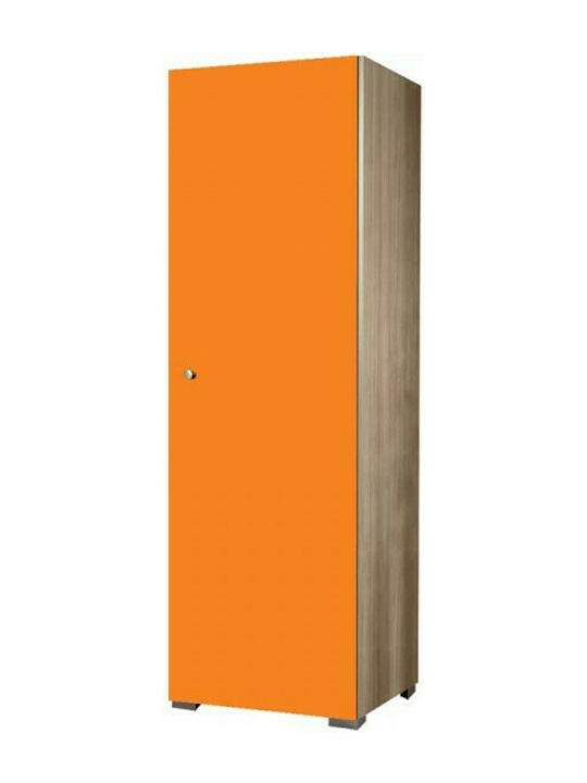 Ντουλάπα G1 Μονόφυλλη Δρυς-Κόκκινο 45x50x180cm Ντουλάπα G1 Μονόφυλλη Δρυς-Κόκκινο 45x50x180cm
