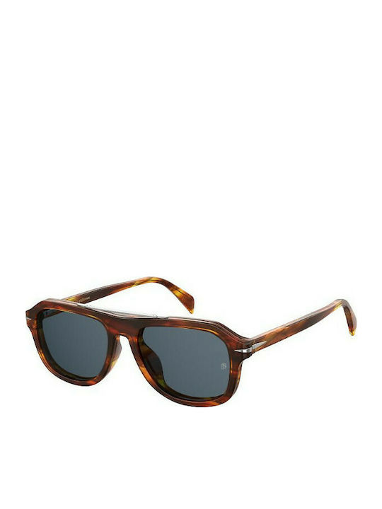 David Beckham Men's Sunglasses with Brown Plastic Frame DB 7006/G/CS EX4/KU