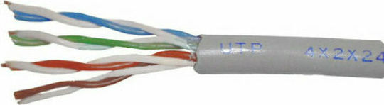 Adeleq U/UTP Cat.5e Gigabit Network Cable Ethernet without Terminated 1m Gray