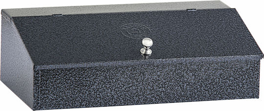 Metano Coffee Box Small Hammered Silver 3 Seats L28xW15xH9cm