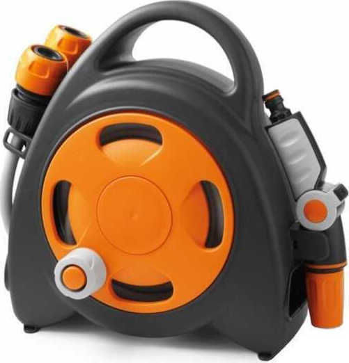G.F Aqua Bag Maxi Garden Hose Box Wall Mounted with Hose 16.5m with Rewind Handle