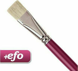 +Efo Plaque Paint Brush Πινέλο Πλακέ Χοιρινό Νο 16 No16