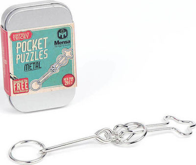 Mensa Pocket Puzzle Awfully Tricky Metallic Riddle for 6+ Years IQ-1028R