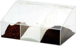 Novatex Kaffeekiste Transparent 3 Sitze L33xB22xH15cm Novatex Kaffeekiste Transparent 3 Sitze L33xB22xH15cm