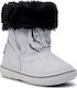 Primigi Kids Leather Snow Boots with Zipper Gray