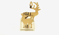 Faitakis Pack Metallisches Hirsche Gold
