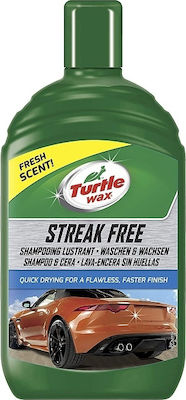 Turtle Wax Shampoo Waxing / Cleaning for Body Streak Free Wash & Wax 500ml 052840117