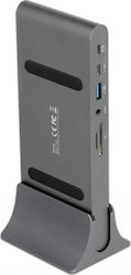 DeLock USB-C Docking Station με HDMI/DisplayPort 4K PD Ethernet (87772)