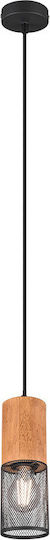 Trio Lighting Tosh Pendant Light Brown 10x150cm Trio Lighting Tosh Pendant Light Brown 10x150cm