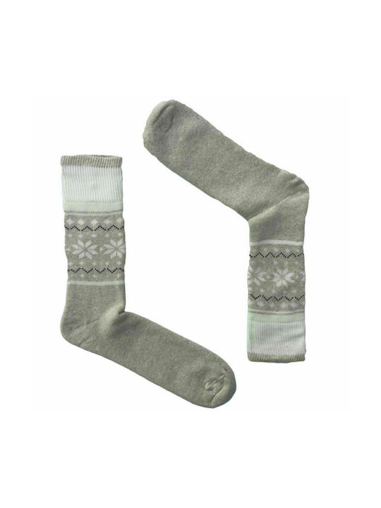 Lord Winter Sock colorat, culoare bej