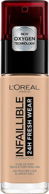 L'Oreal Paris Infaillible 24H Fresh Wear Liquid Make Up 245 Golden Honey 30ml